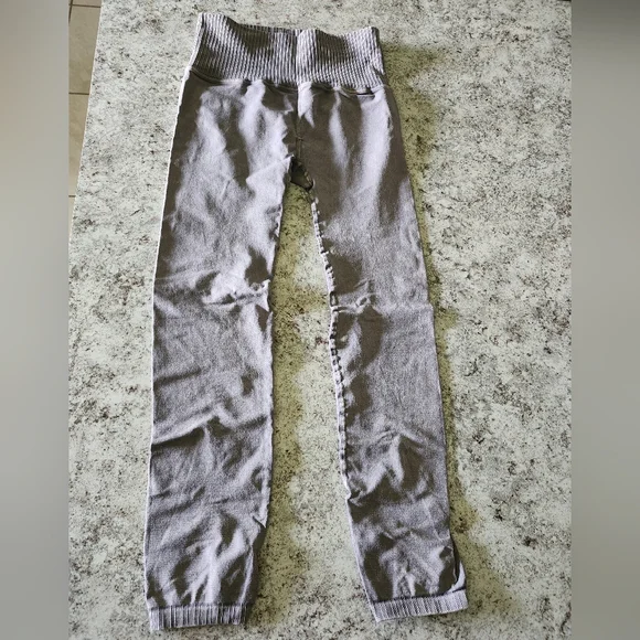 NWOT Free People Good Karma high rise leggings gray - Picture 3 of 10